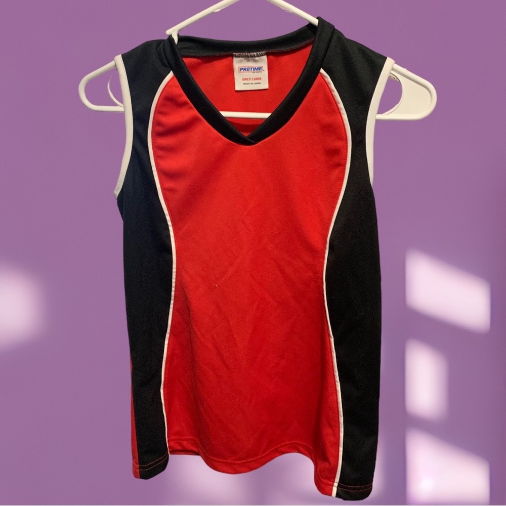 Pro time sports girls sleeveless top size large
